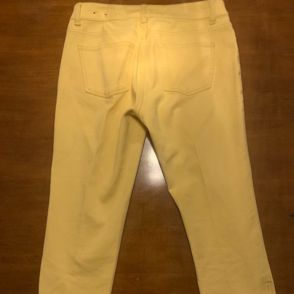 Talbots Signature Crop Ladies 6P, Perfect Yellow Color for Spring - Picture 5 of 5